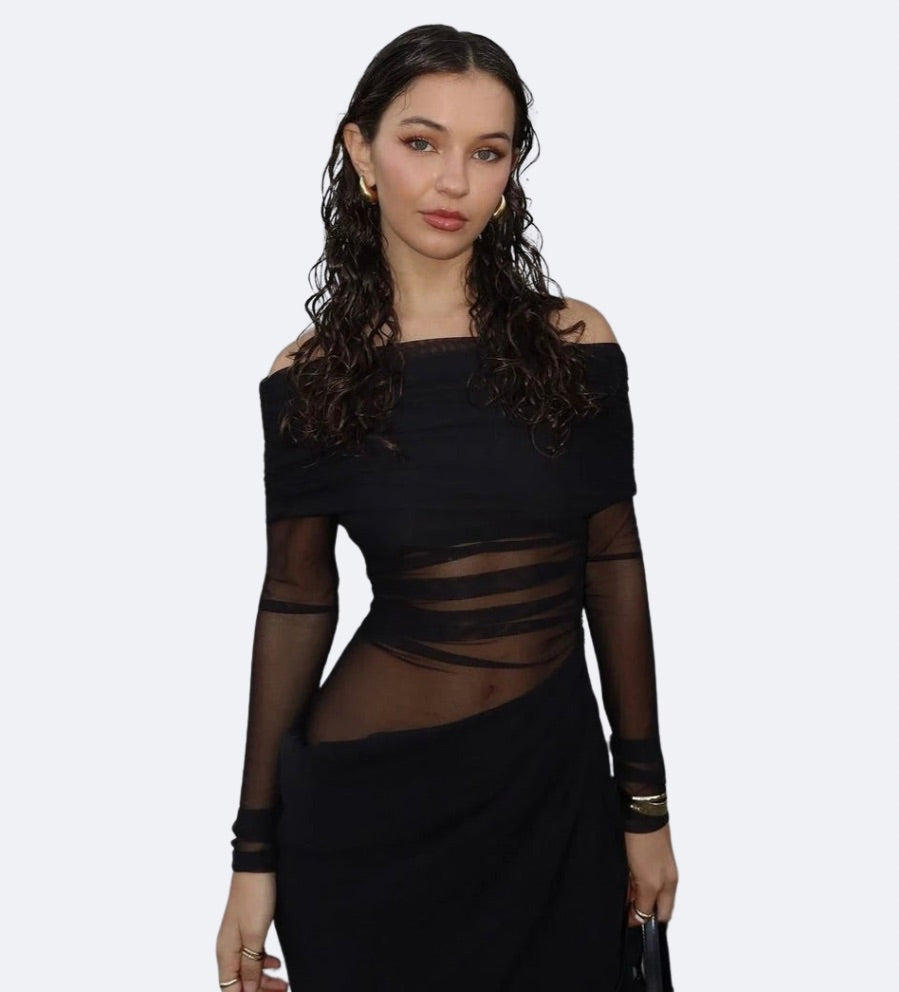Vestido Maju Longo Tule | últimas unidades