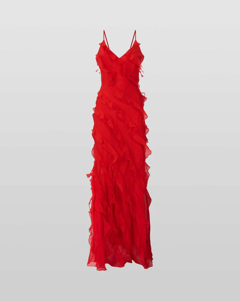 Vestido Longo Tule Malu | Últimas Unidades