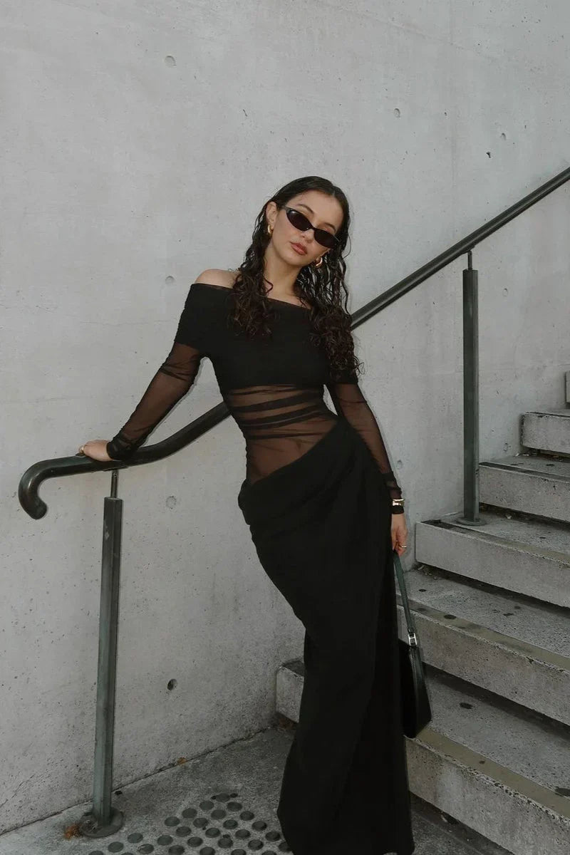 Vestido Maju Longo Tule | últimas unidades