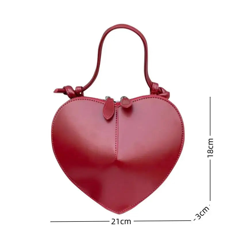 Bolsa Coração Couro Love