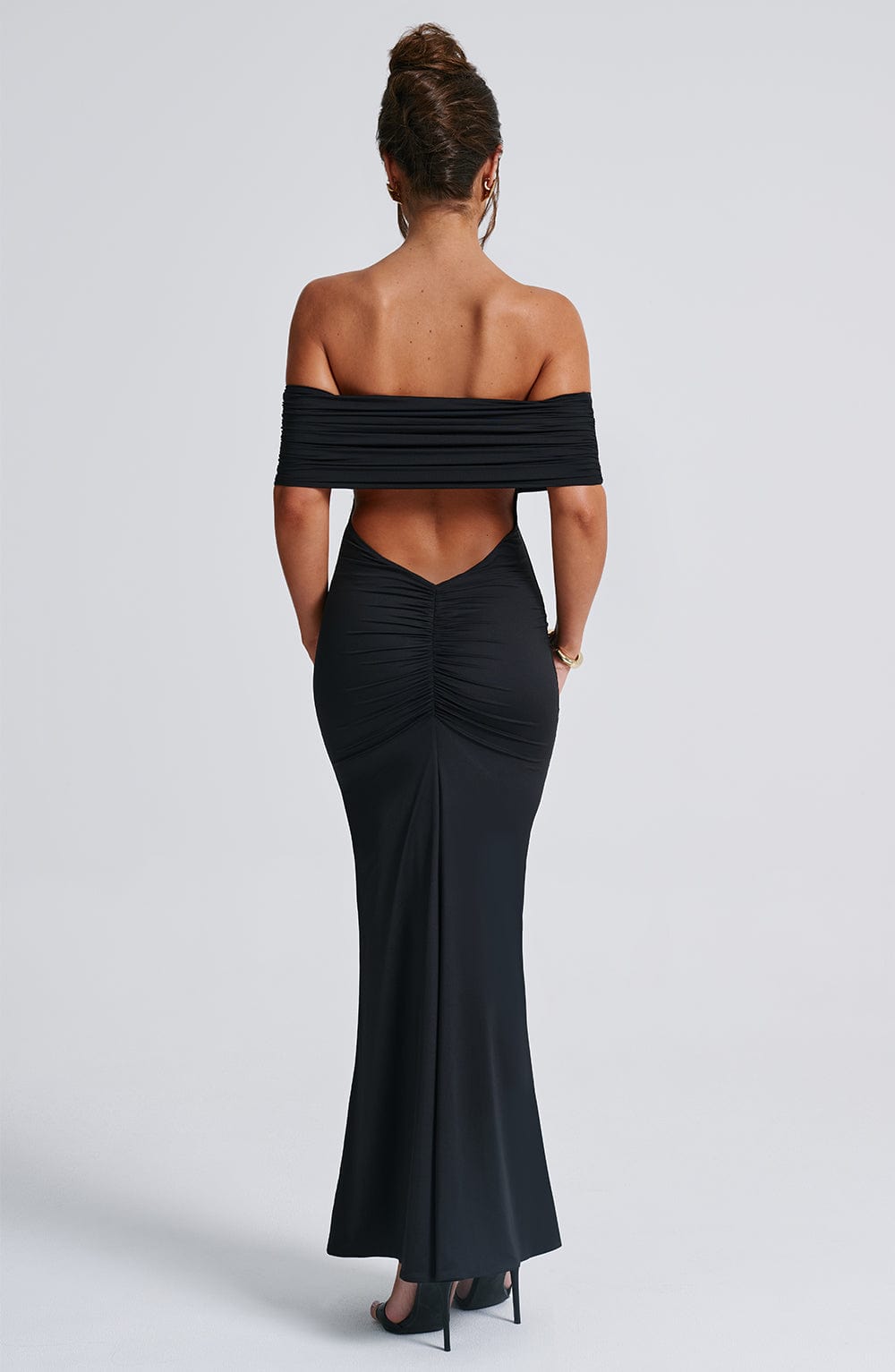 Vestido Longo com decote nas costas Luiza