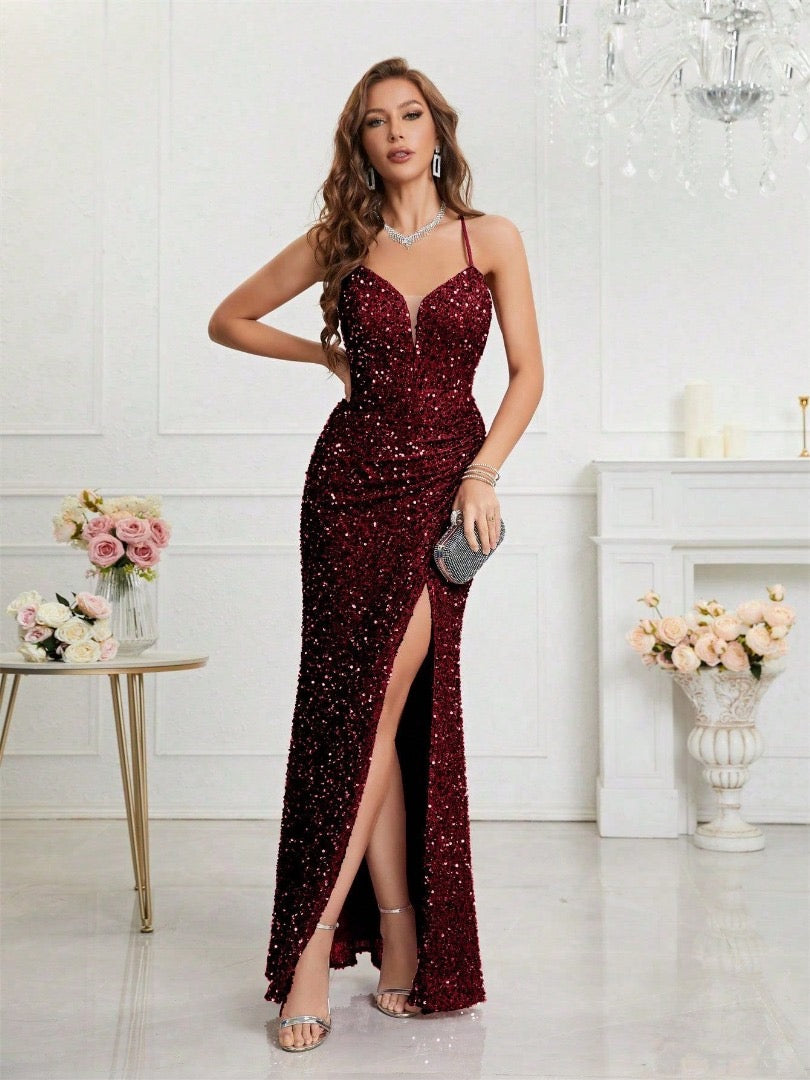 Vestido Paixão Longo Com Fenda